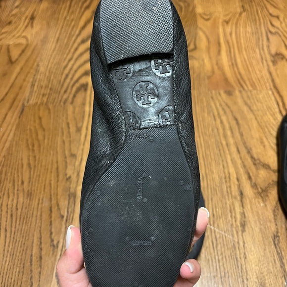 Navy Tory Burch Flats - Picture 2 of 2